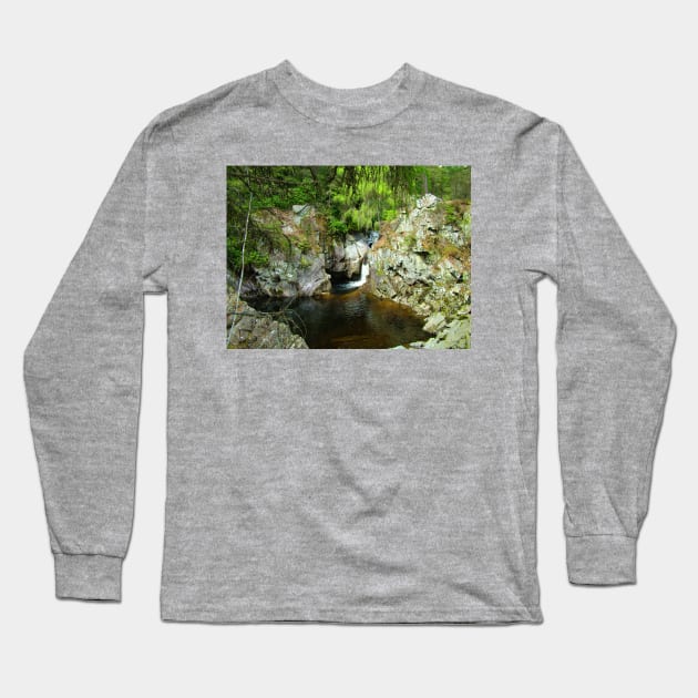 A pool on the Bruar Walk Long Sleeve T-Shirt by tomg